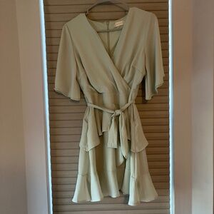 Alter’d State light green ruffle dress